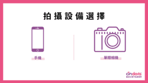 拍攝設備選擇