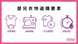 嬰兒衣物選購要素